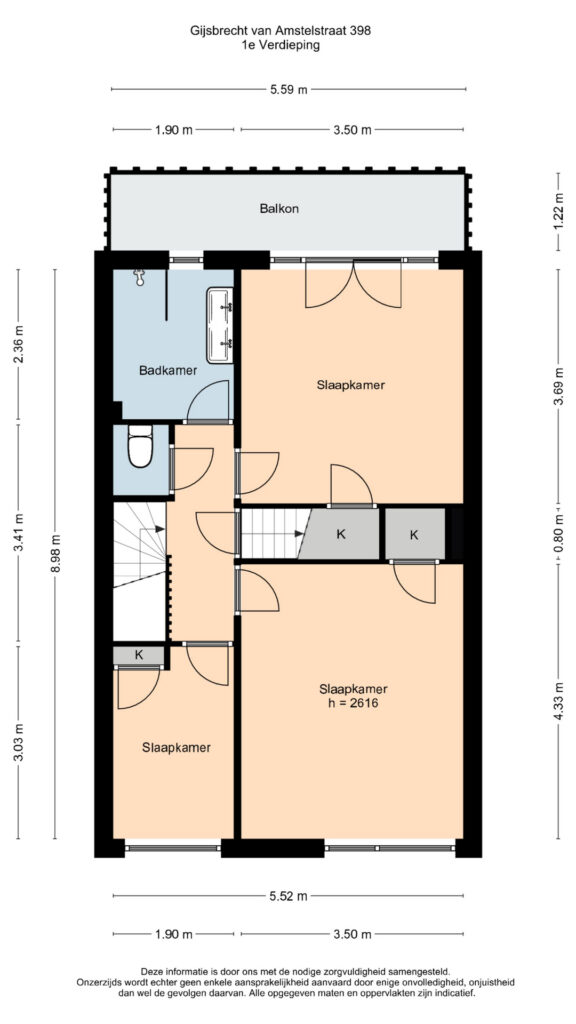 Plattegrond 2, Gijsbrecht van Amstelstraat 398