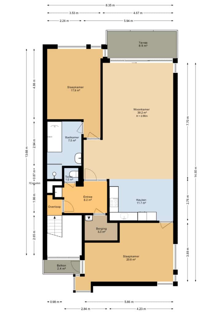 Plattegrond 3, Hoge Naarderweg 53