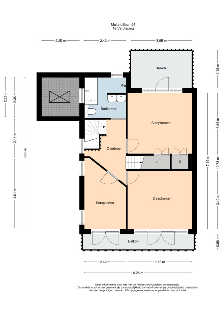 Plattegrond, Multatulilaan 64