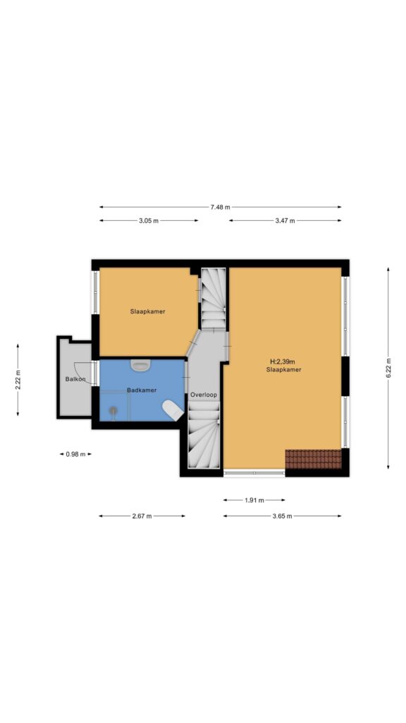 Plattegrond 3, Bodemanstraat 62