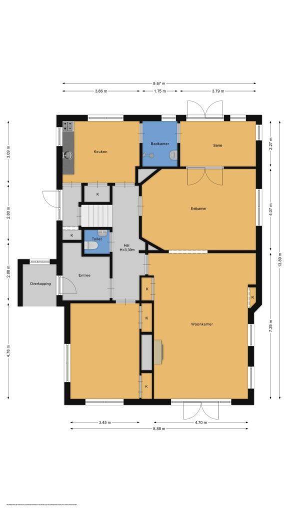 Plattegrond 5, Borneolaan 7