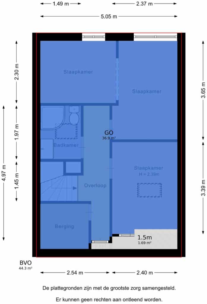 Plattegrond 4, Zandpad 5