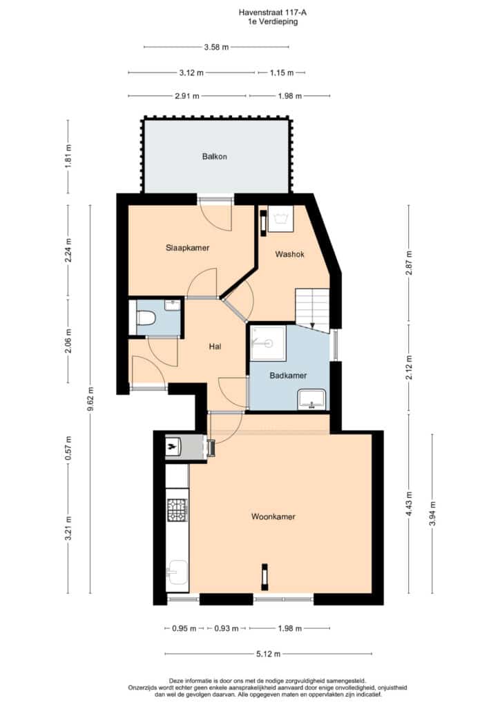 Plattegrond 3, Havenstraat 115D