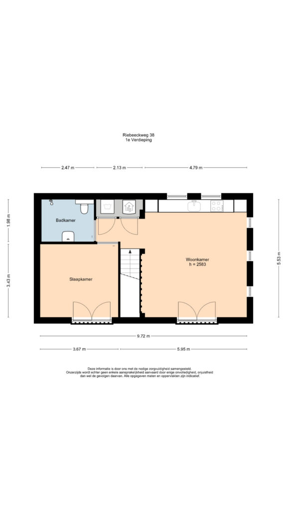 Plattegrond 5, Van Riebeeckweg 38
