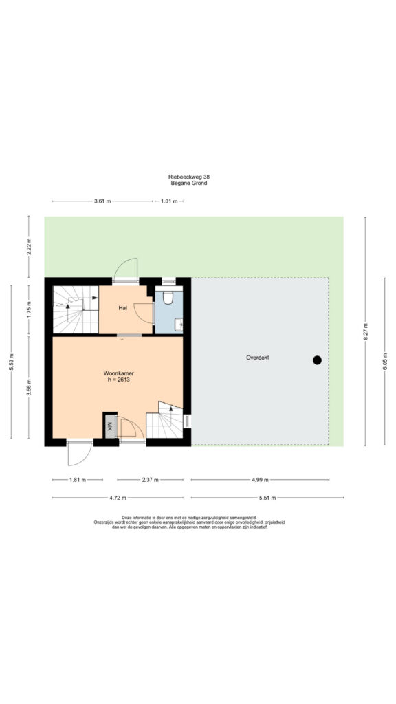 Plattegrond 4, Van Riebeeckweg 38