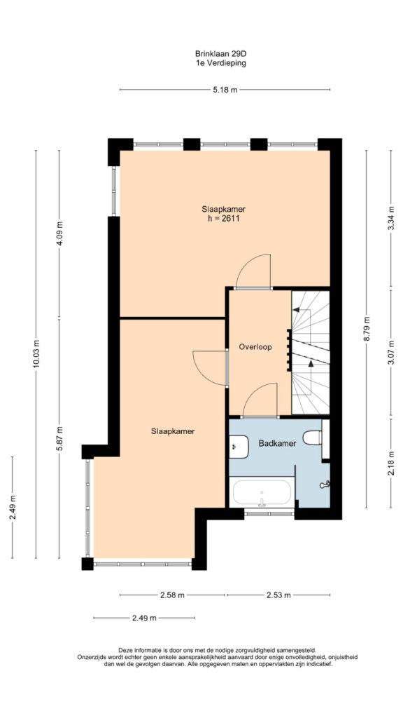 Plattegrond 2, Brinklaan 29D