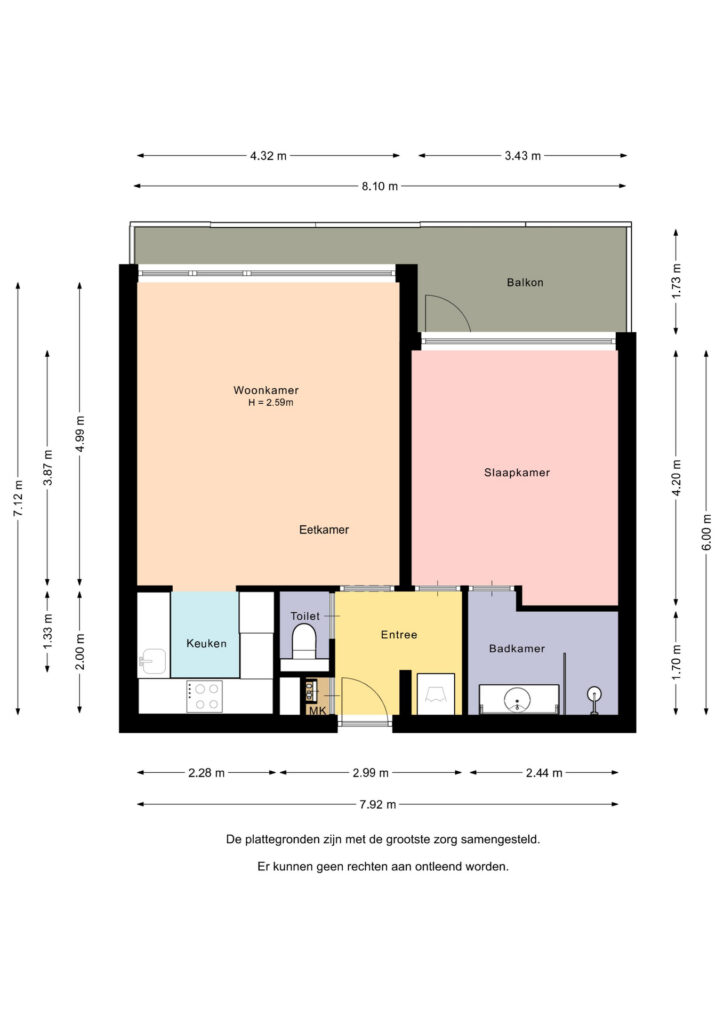 Plattegrond, Singel 1G