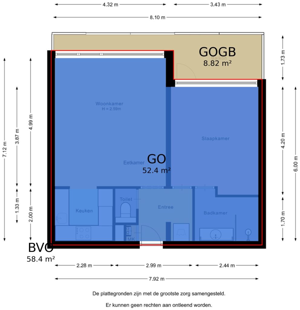 Plattegrond 2, Singel 1G
