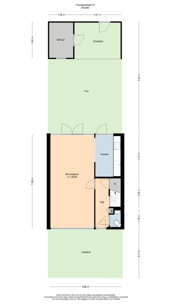 Plattegrond 6, Troelstrastraat 37