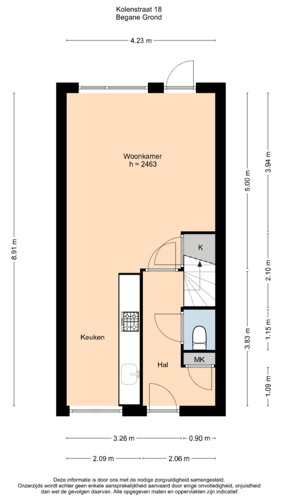 Plattegrond, Kolenstraat 18