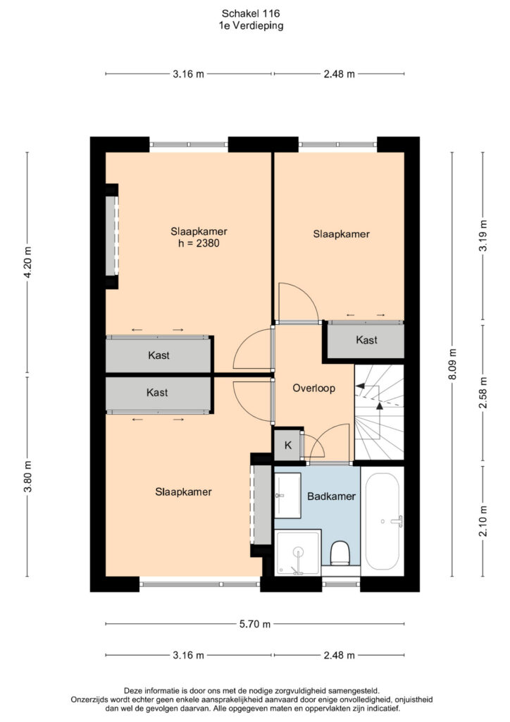 Plattegrond 4, Schakel 116