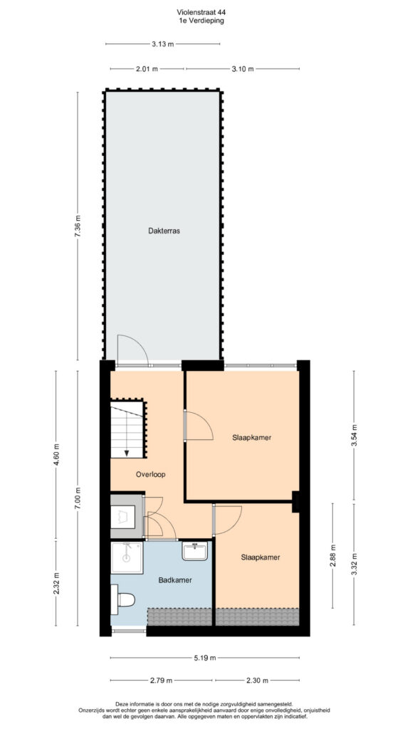Plattegrond 3, Violenstraat 44