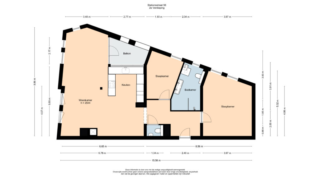 Plattegrond 2, Stationsstraat 56