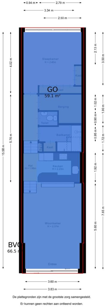 Plattegrond 3, Oud-Loosdrechtsedijk 251j
