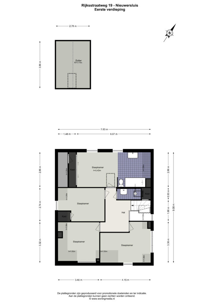Plattegrond 3, Rijksstraatweg 19