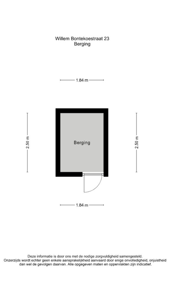 Plattegrond 3, Willem Bontekoestraat 23
