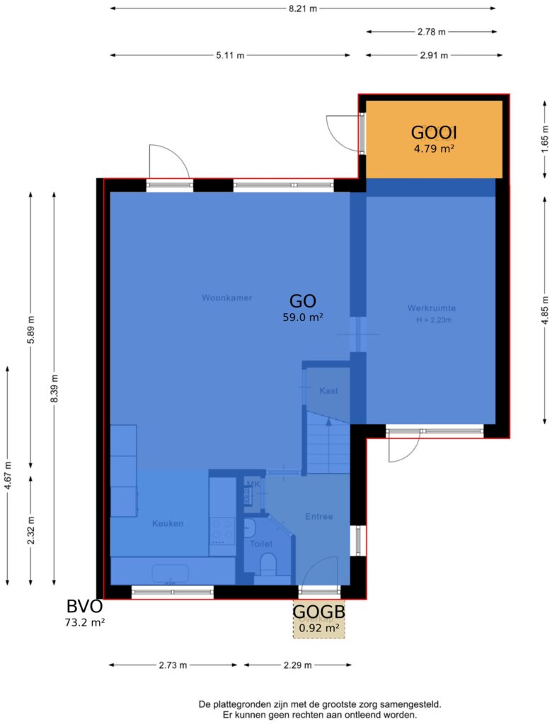 Plattegrond 4, A.N.van Pellecomhof 10