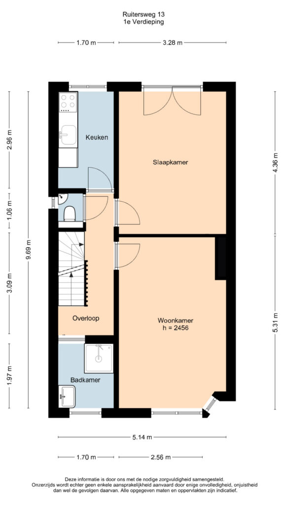 Plattegrond 2, Ruitersweg 13