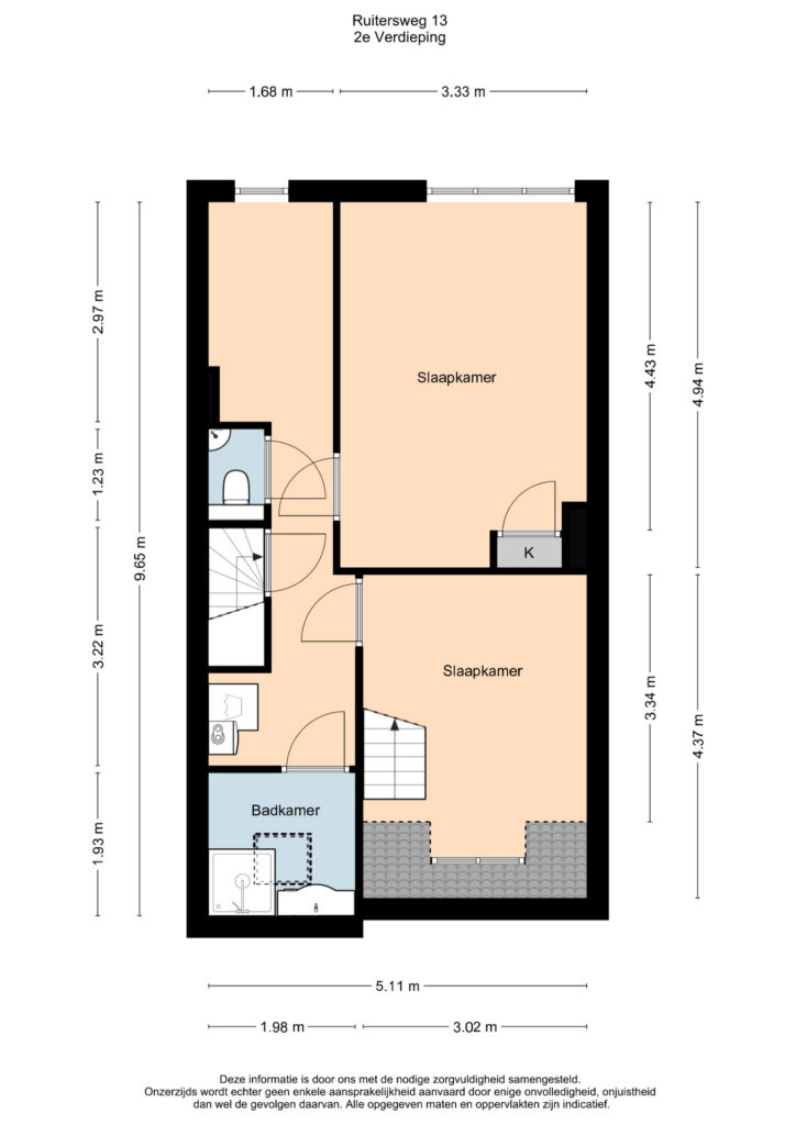 Plattegrond 3, Ruitersweg 13