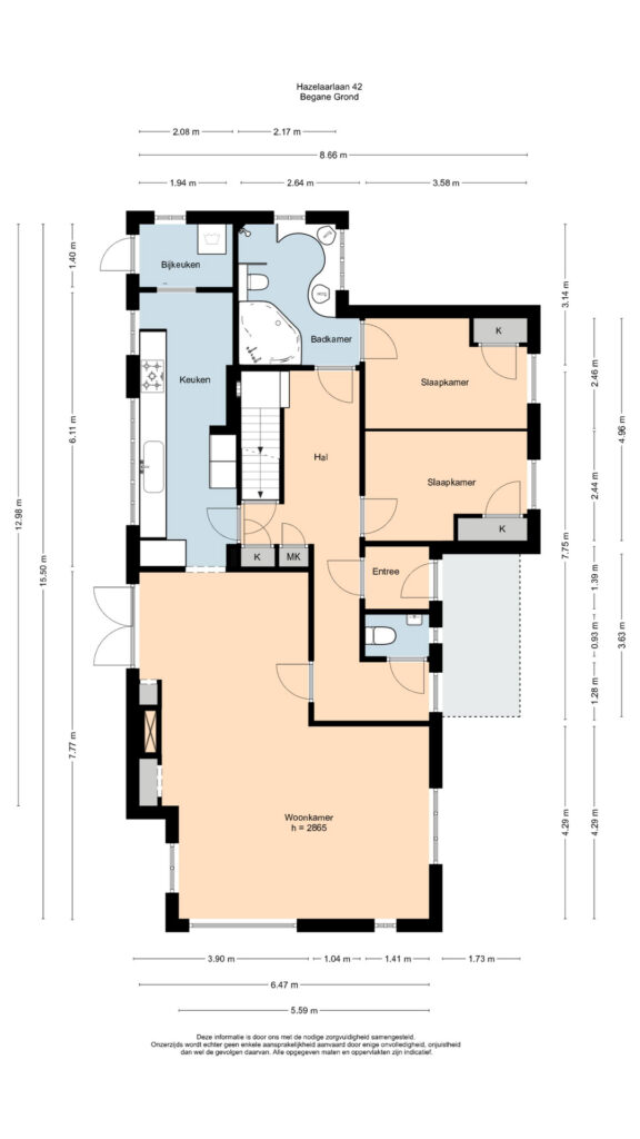 Plattegrond 4, Hazelaarlaan 42