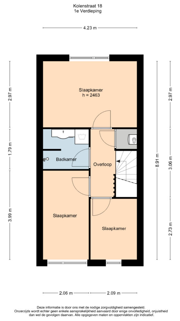 Plattegrond 3, Kolenstraat 18
