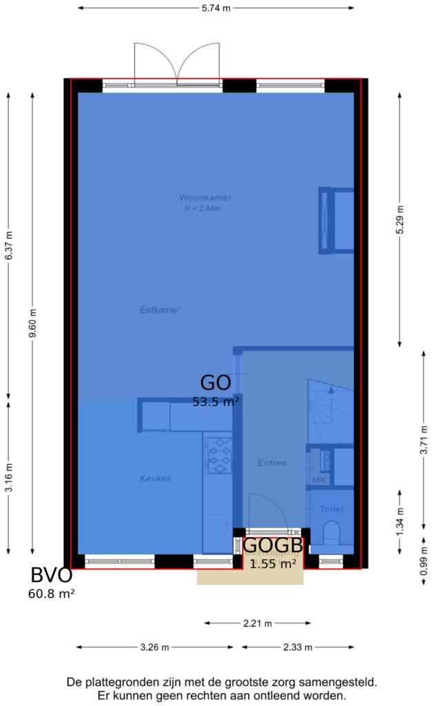 Plattegrond 5, Ranstplein 36