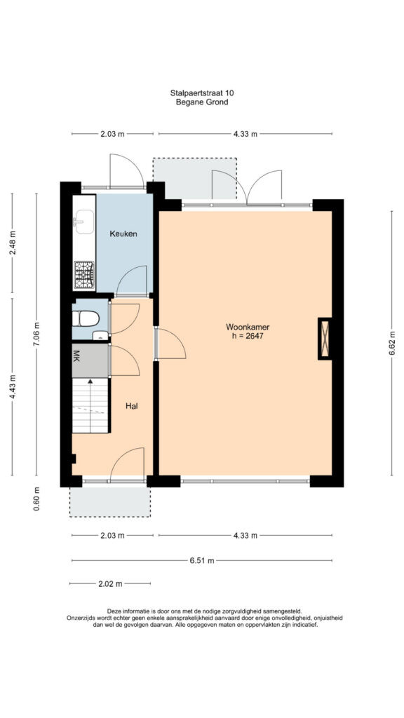 Plattegrond, Stalpaertstraat 10
